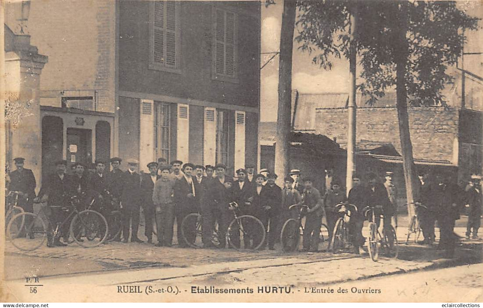 Rueil Malmaison       92     Etablissement Hurtu. Entrée De Ouvriers   (voir Scan) - Rueil Malmaison