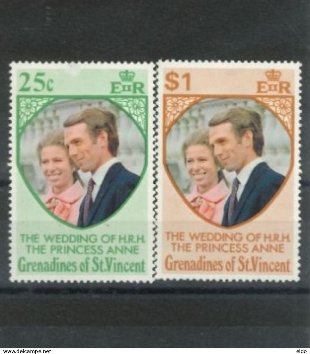 ST. VINCENT - 1992, 2nd ROYAL WEDDING OF PRINCESS ANNE, UMM (**). - St.Vincent (1979-...)