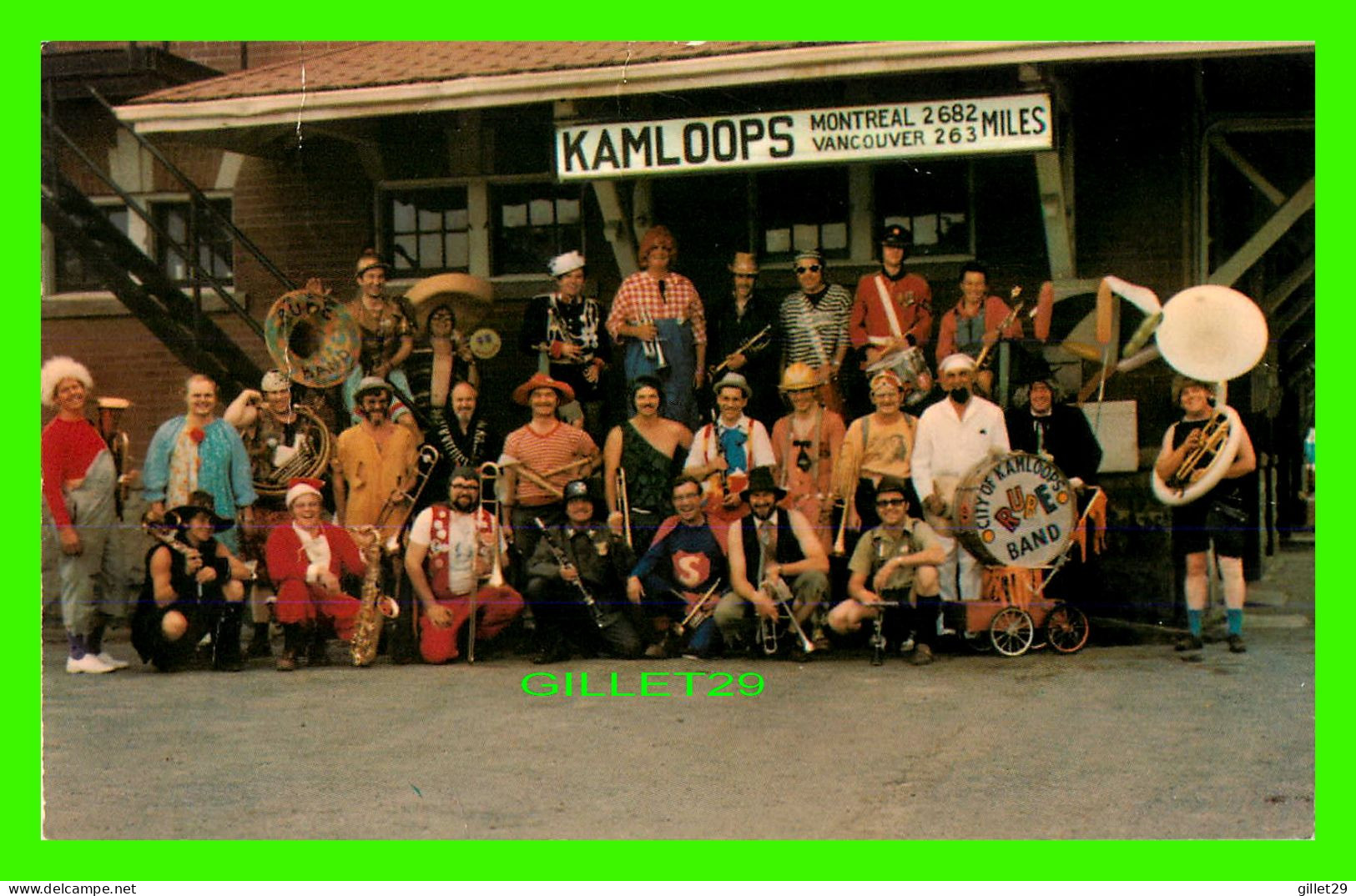 KAMLOOPS, BC - THE CITY OF KAMLOOPS RUBE BAND - PHOTO, FRED T. BILLOWS - - Kamloops