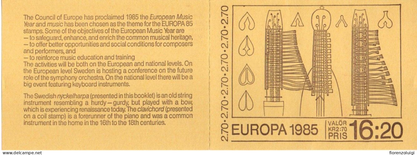 EUROPA CEPT 1985 GIRO COMPLETO LIBRETTI / BOOKLETS MNH** - 1985