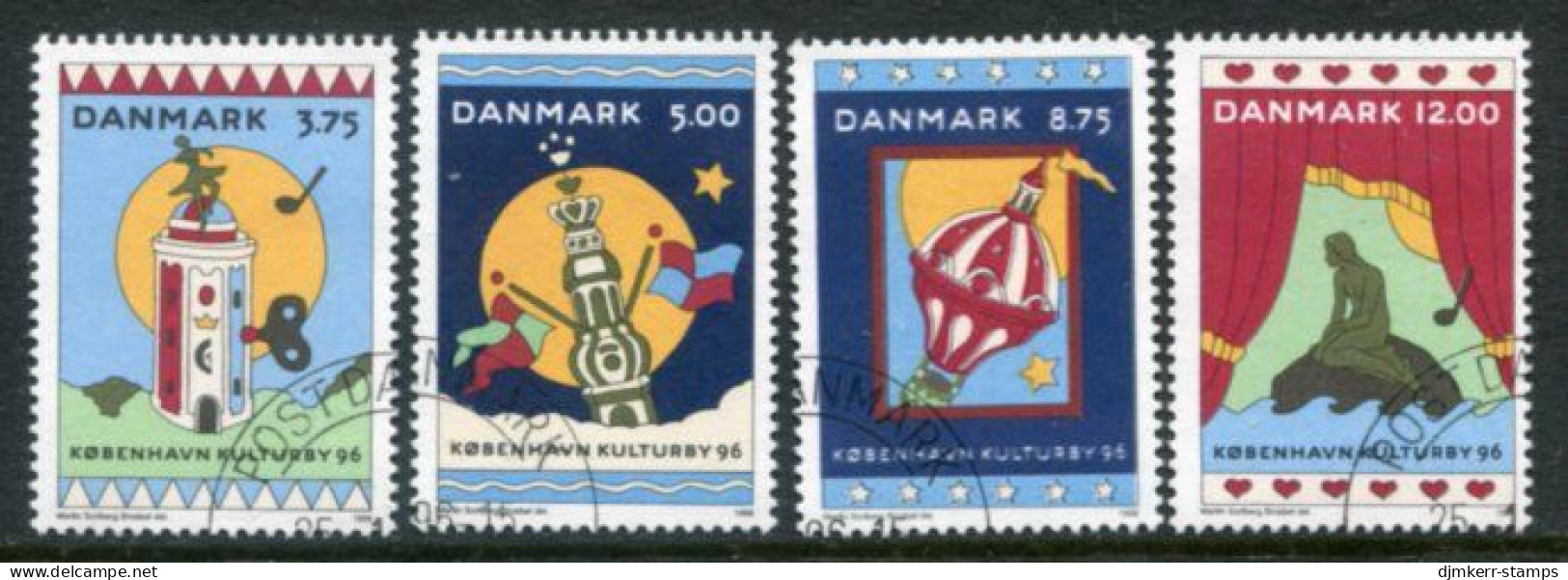 DENMARK 1996 Copenhagen As Cultural Capital Used.  Michel 1116-19 - Used Stamps