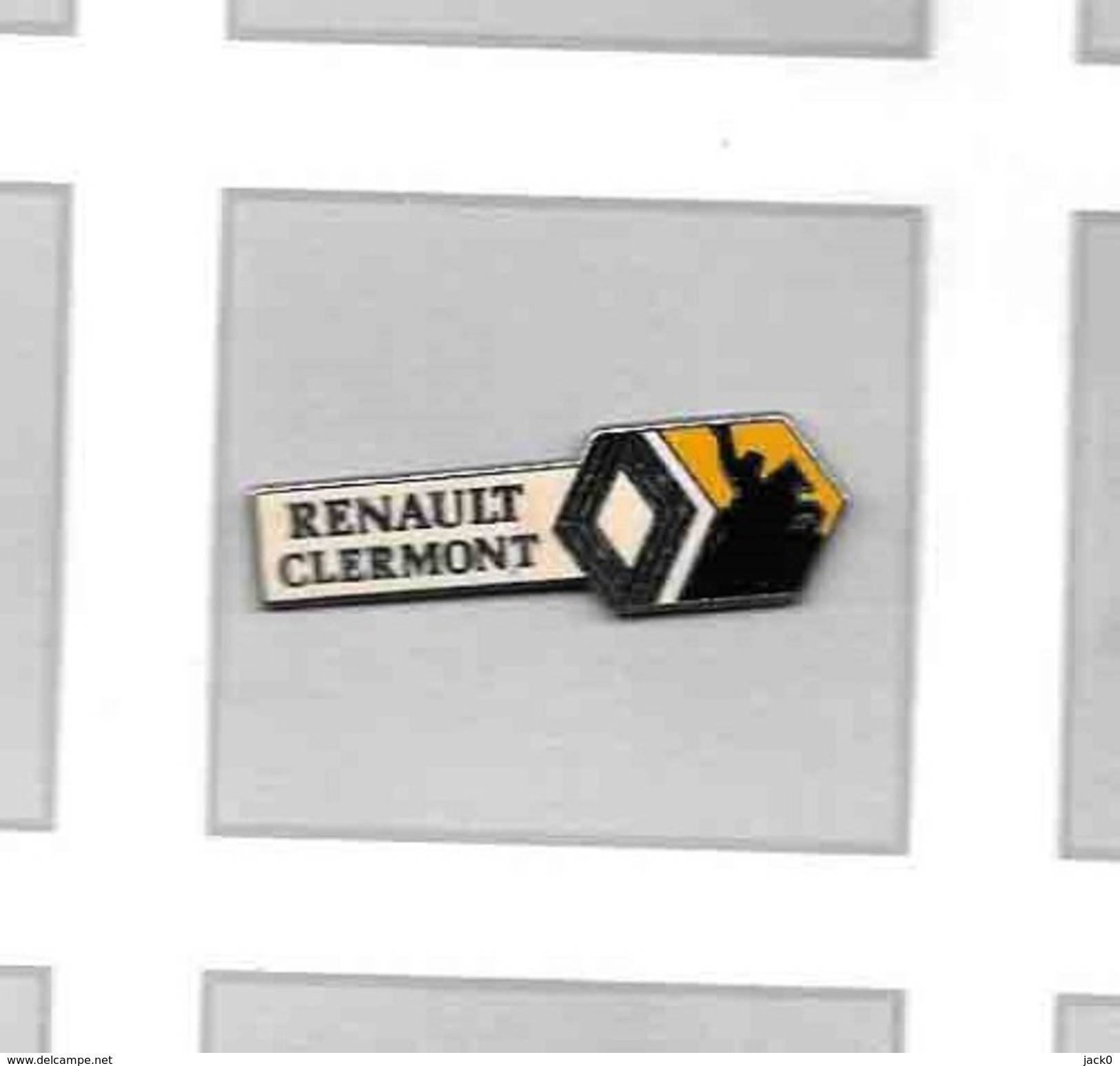 Pin's  Ville, Automobile  Renault  CLERMONT  ( 63 ) - Renault