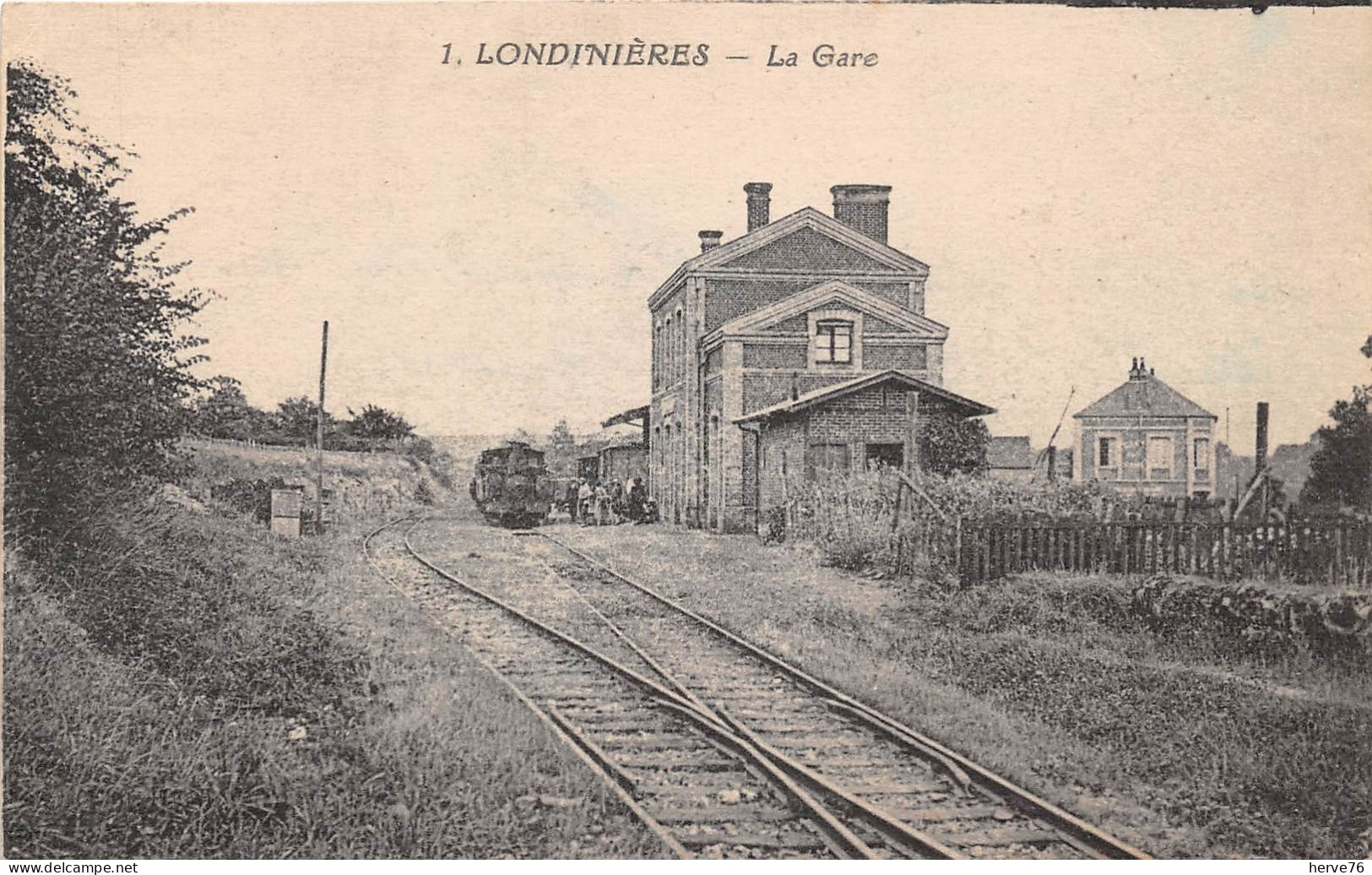 LONDINIERES - La Gare - Londinières