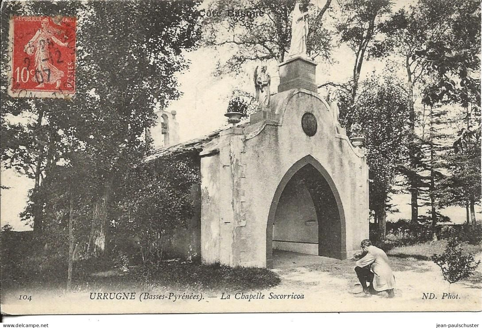 66 -   Urrugne - La Chapelle Socorricoa    **CPA   Animée ** - Urrugne