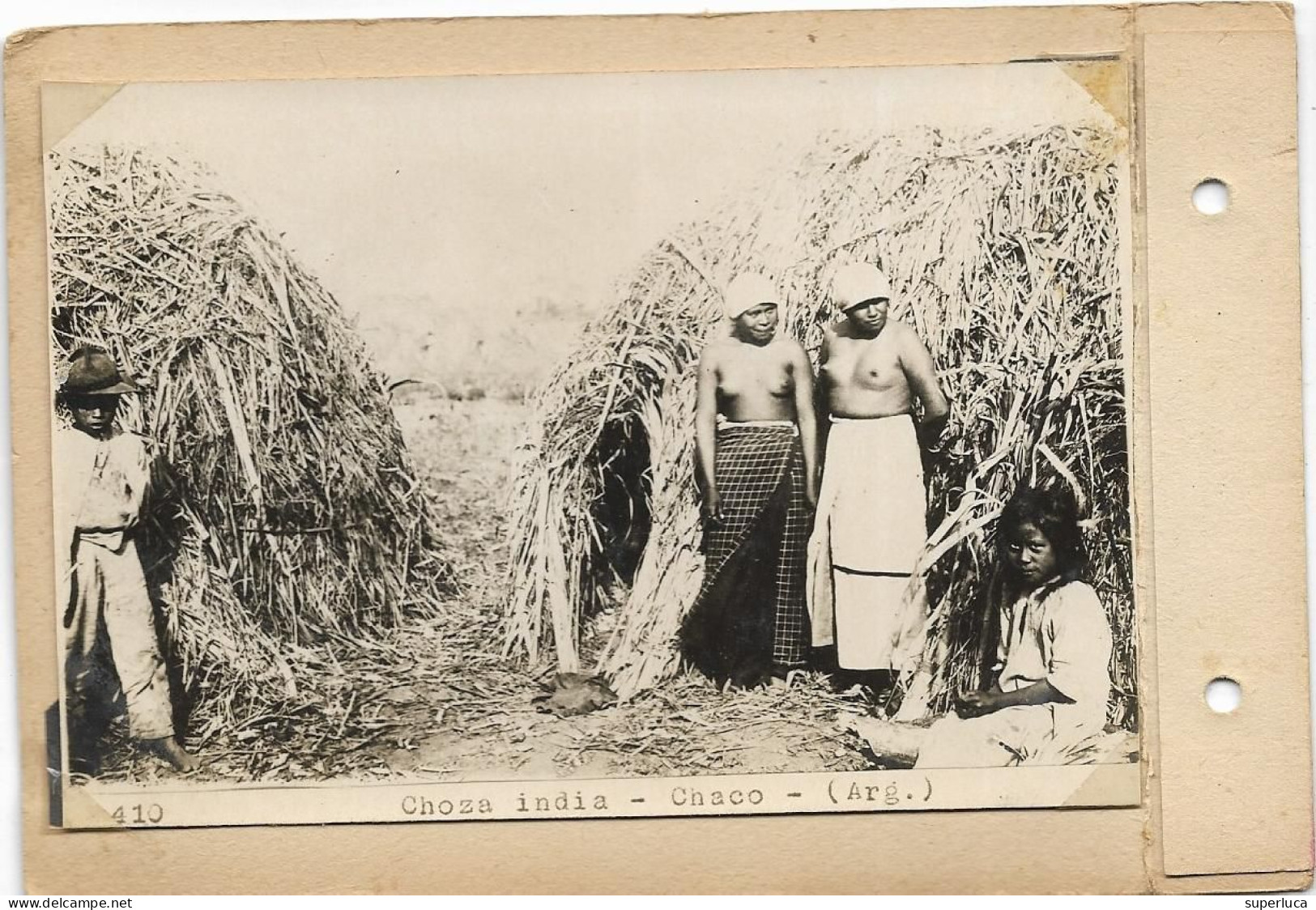 3-CHOZA INDIA-CHACO(ARGENTINA)1920 - Amérique