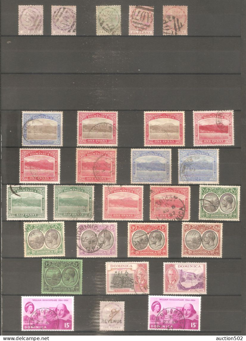 Dominica Small Set Nice Lot - Dominica (...-1978)