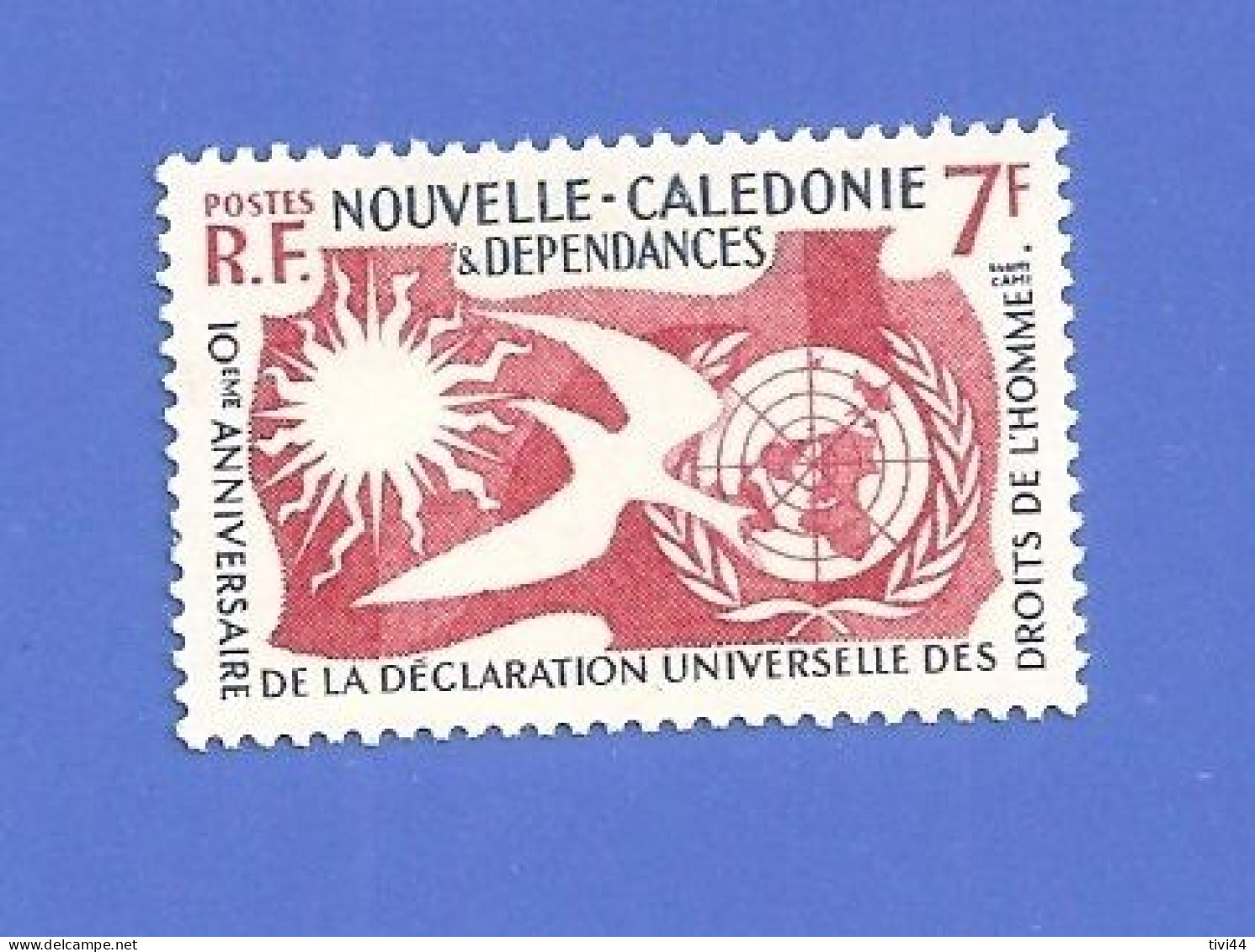 NOUVELLE CALÉDONIE 290 NEUF ** DÉCLARATION UNIVERSELLE DES DROITS DE L'HOMME - Nuovi