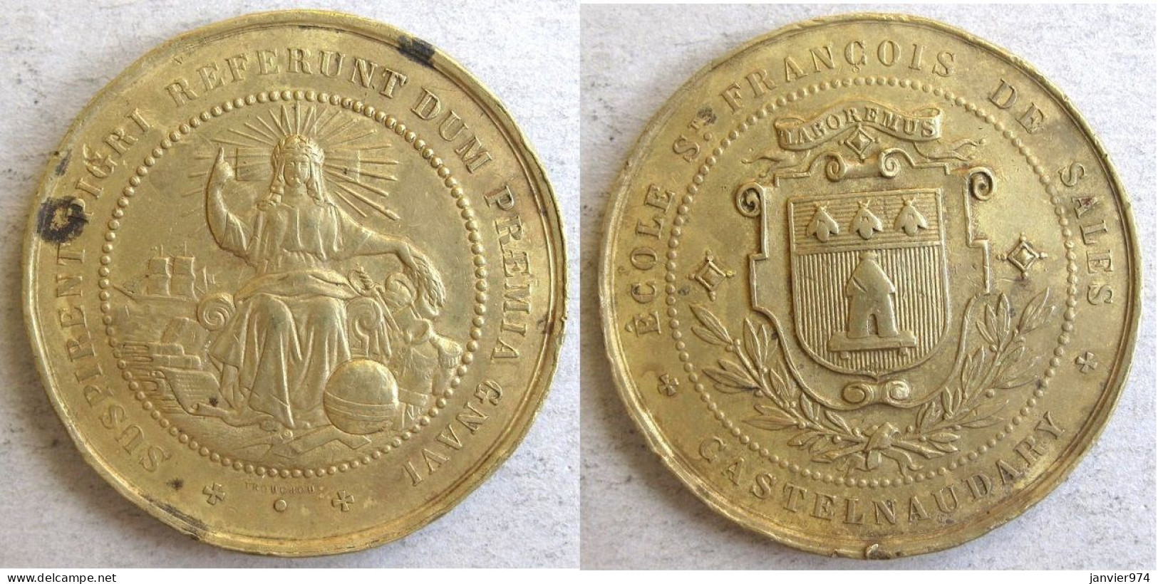 Thailande Médaille En Metal Argentée Rama V .  Eléphants 1908, Par Patey - Monarquía / Nobleza