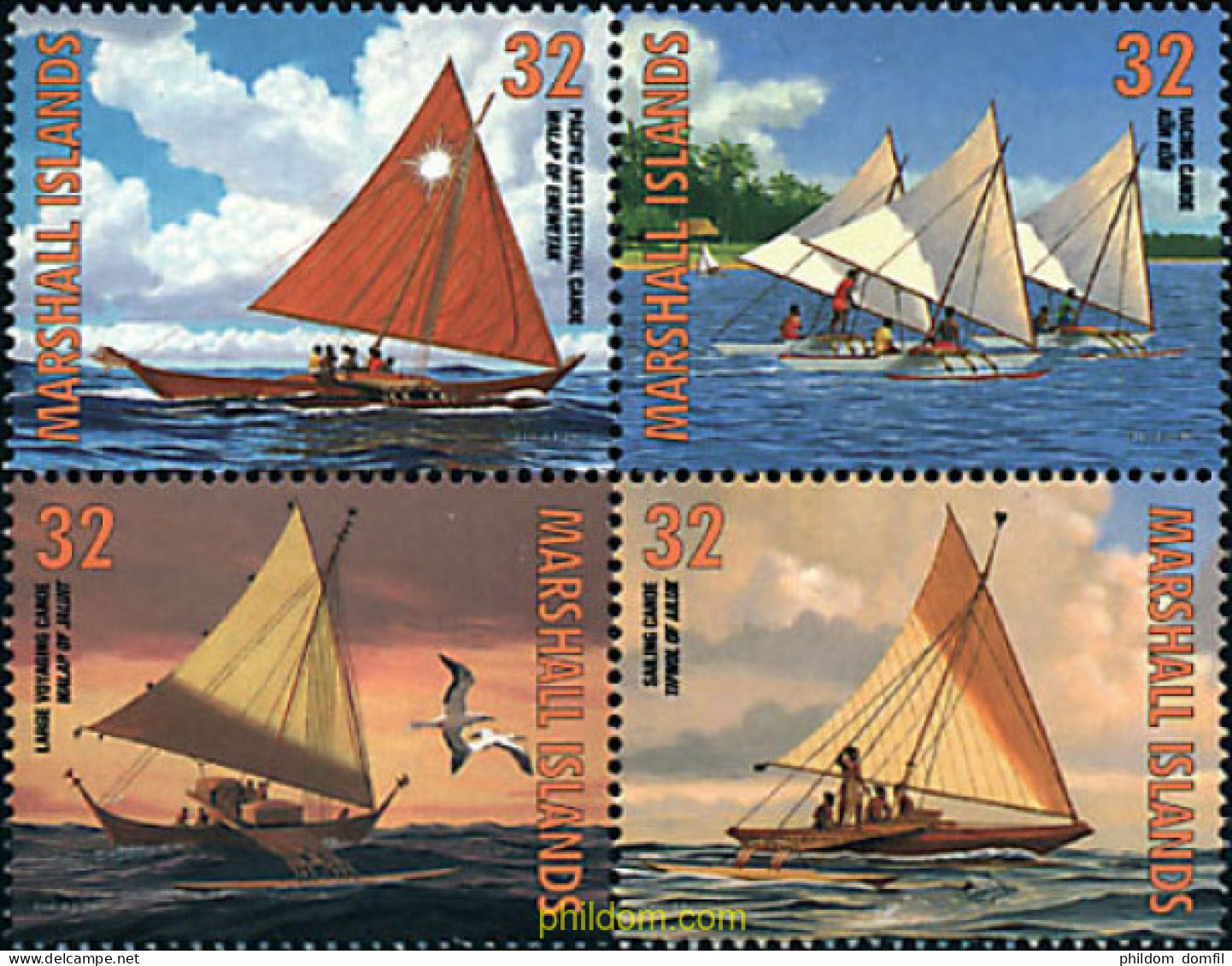 275913 MNH MARSHALL Islas 1997 DEPORTES DE VELA - Marshallinseln