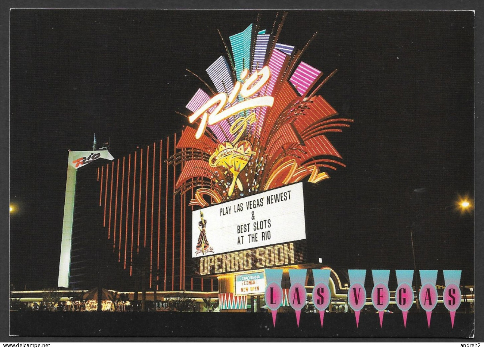 Las Vegas  Nevada - Las Vegas Nevada Rio Suites Hotel And Casino - Photo Felix Zaska & John Hinde Curteich - Las Vegas