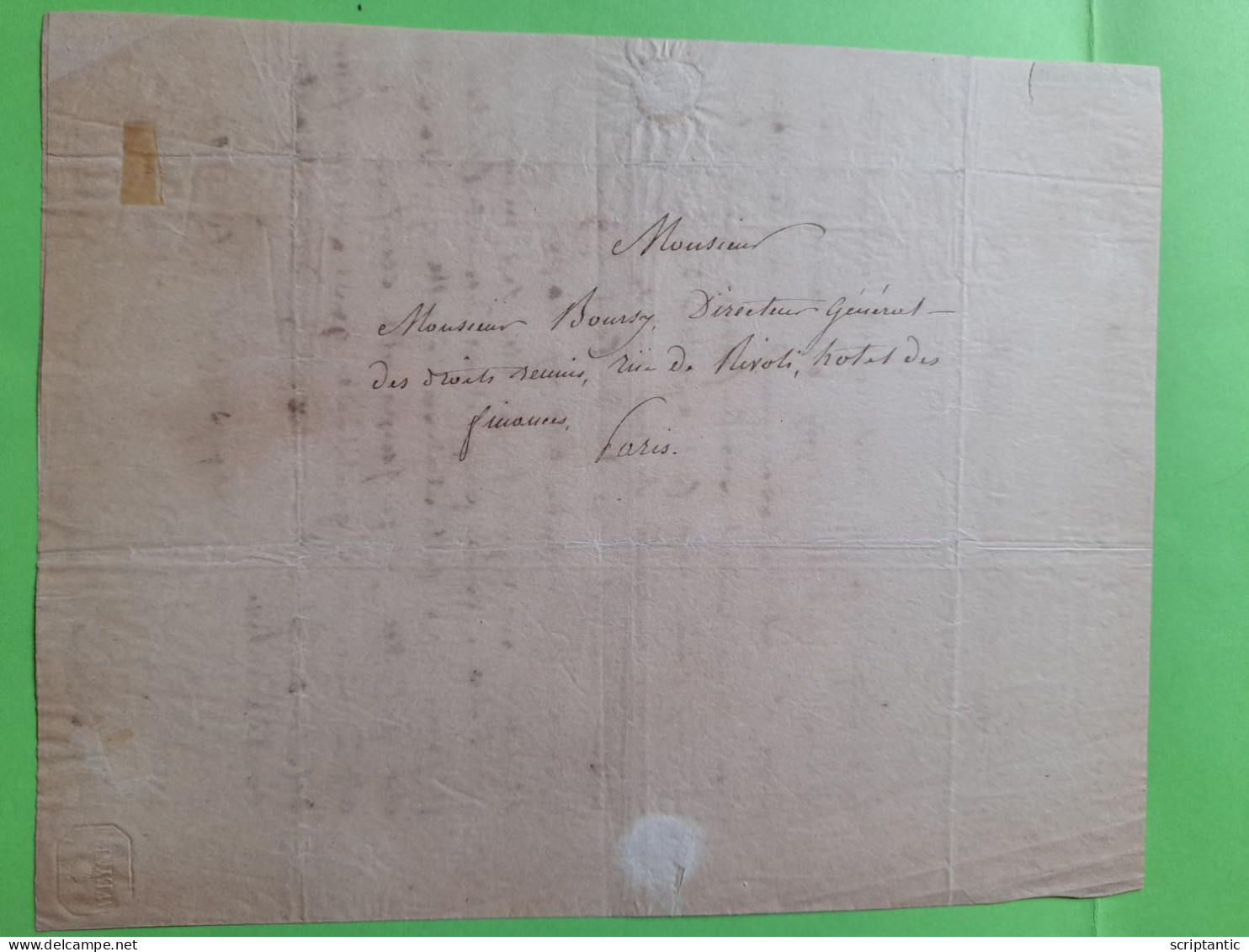 Autographe Antoine Matthieu SEGUIER (1768-1848) Premier Président Cour De Paris - Personajes Historicos