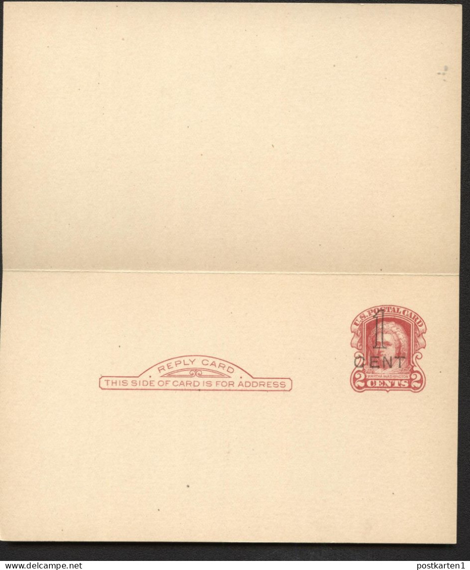 UY9-12 Postal Card With Reply ST.LOUIS Mint Vf 1920 Cat.$25.00 - 1901-20