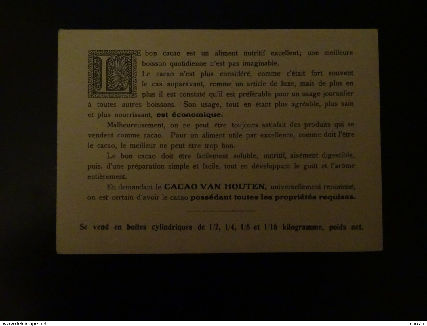 Cacao Van Houten Scène Champêtre Enfants, Chevaux, Chien - Van Houten