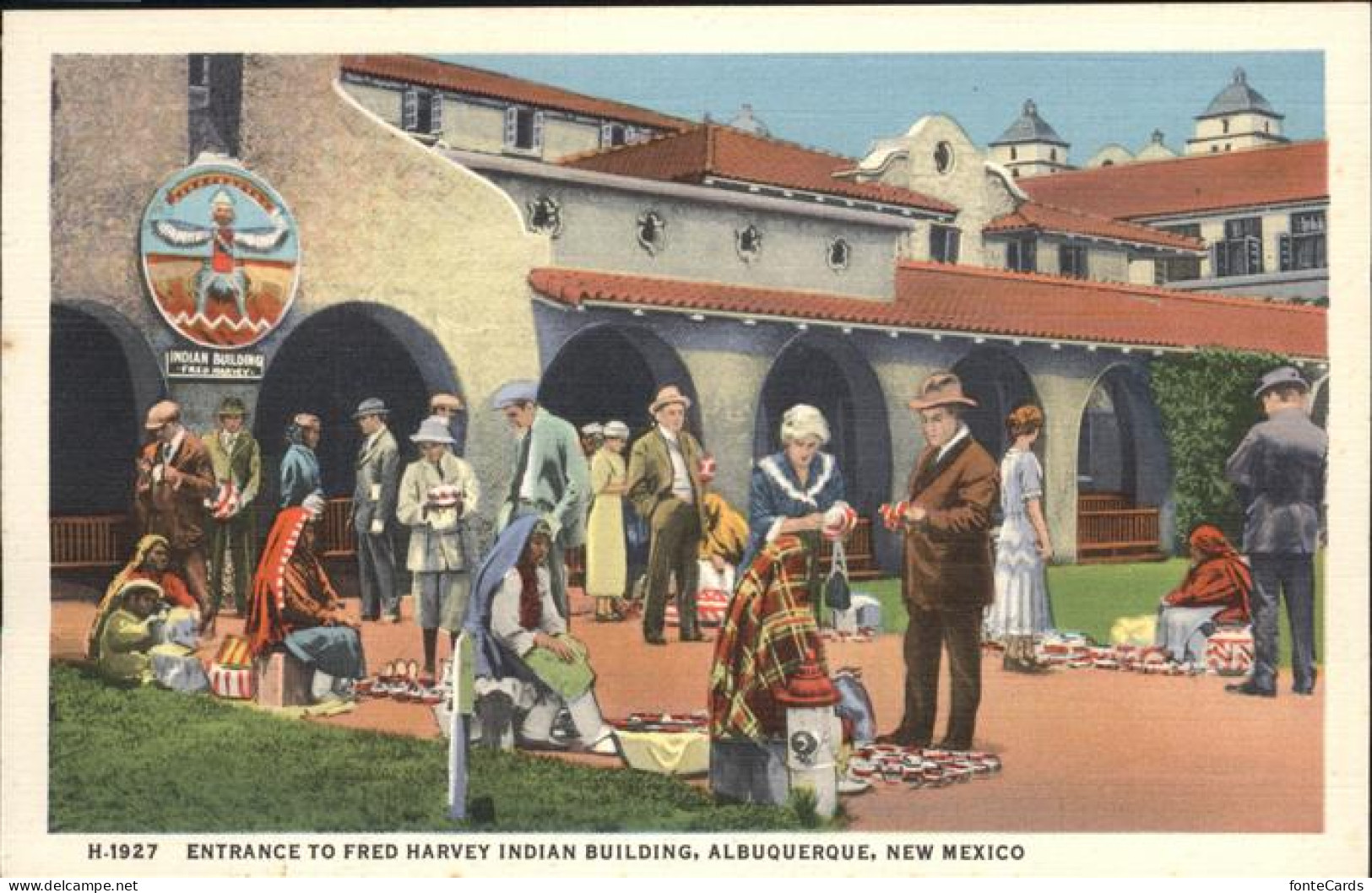 11111777 Albuquerque Fred Harvey Indian Building - Altri & Non Classificati