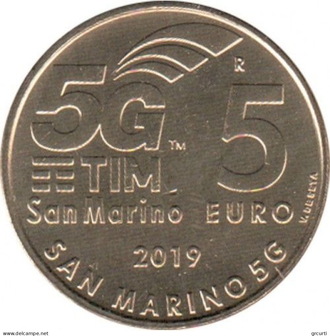 San Marino - 5 Euro 2019 - 5G A San Marino - UC# 216 - San Marino