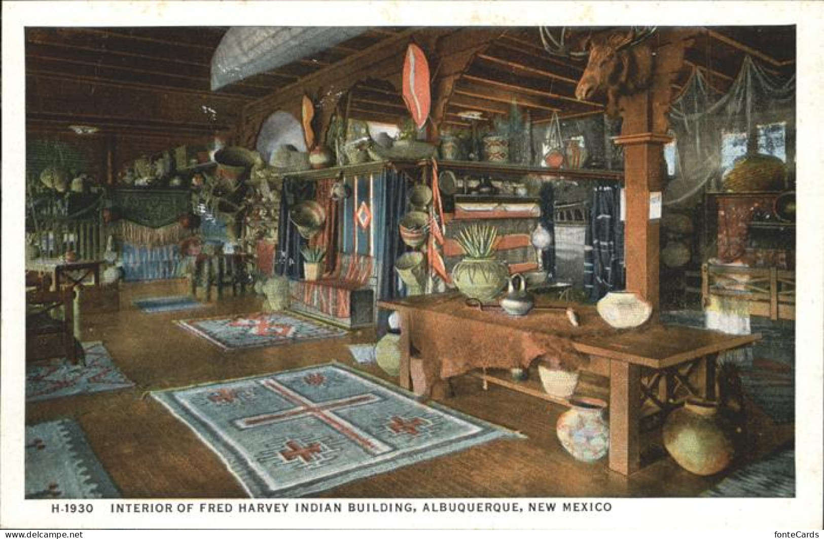 11111664 Albuquerque Fred Harvey Indian Building  - Andere & Zonder Classificatie