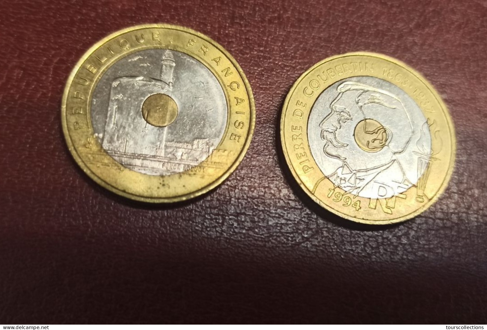 FRANCE - LOT 5 Monnaies De 20 FRANCS Mont Saint Michel 1992, 1993, 1995 Et Commémoratives 1993 Et 1994 Jeux Et Coubertin - 20 Francs