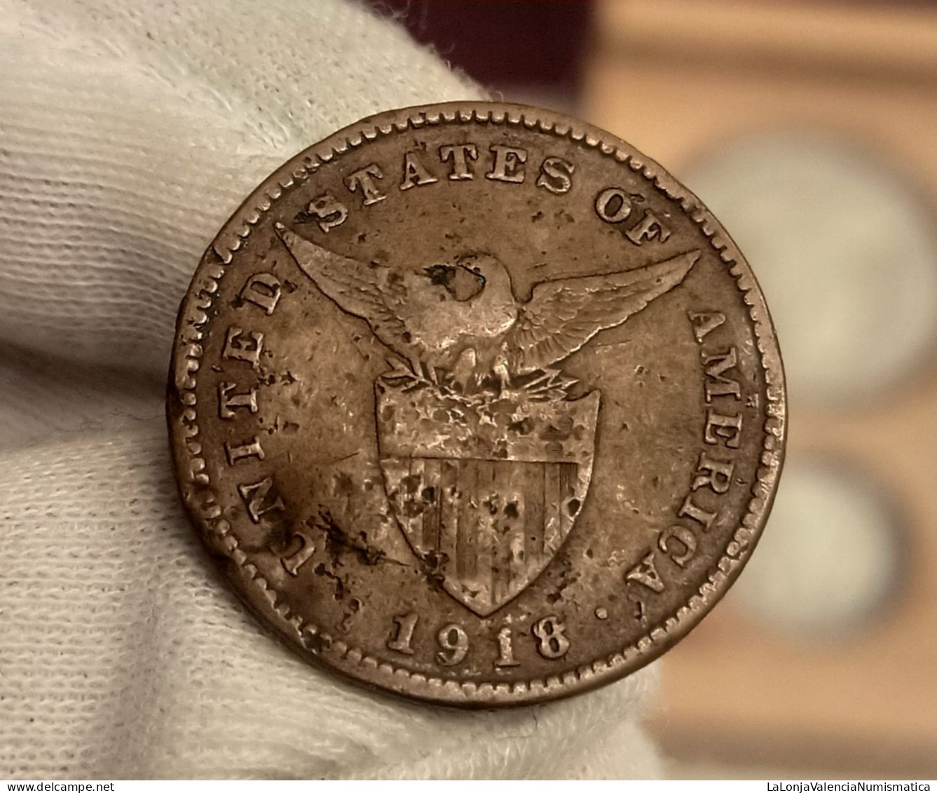 Filipinas Philippines 1 Centavo 1918 Km 163 - Philippinen