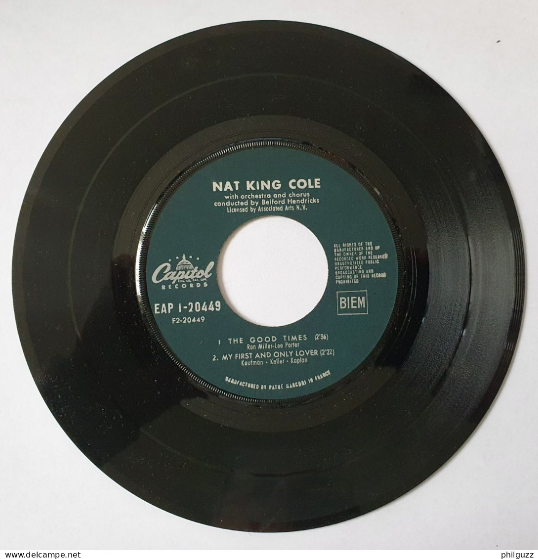 Disque Vinyle 45T DANCE FOREVER RIO BRAVO NELSON RIDDLE Capitol - Soundtracks, Film Music