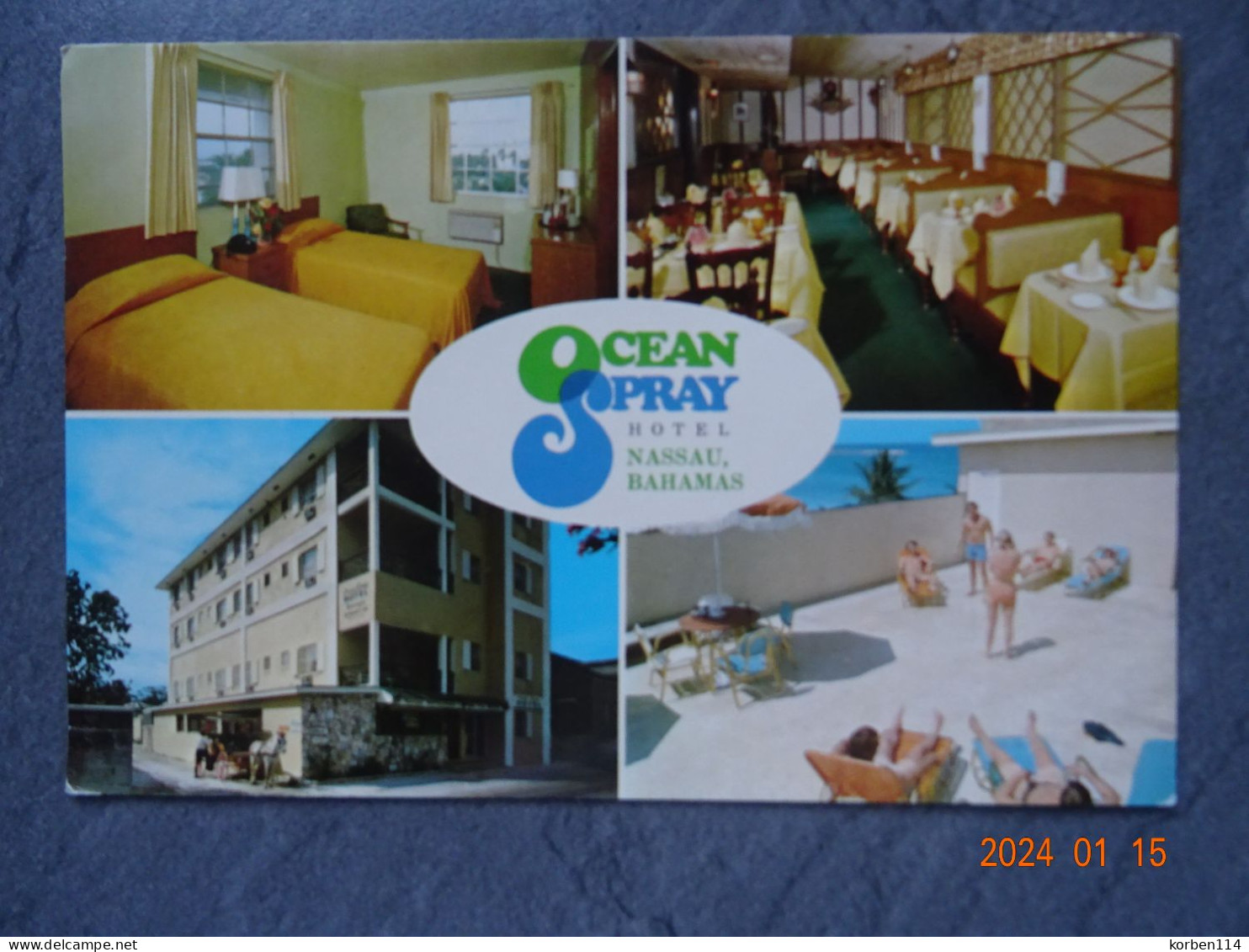 HOTEL    "  OCEAN SPRAY  "    NASSAU - Bahamas