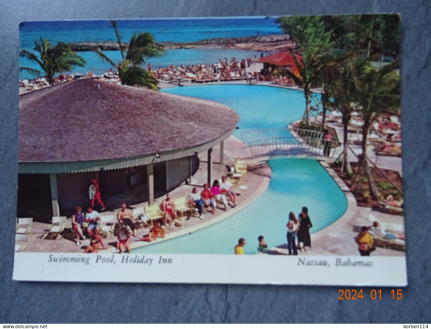 HOTEL    "   HOLIDAY INN   "    SWIMMING POOL   NASSAU - Bahama's