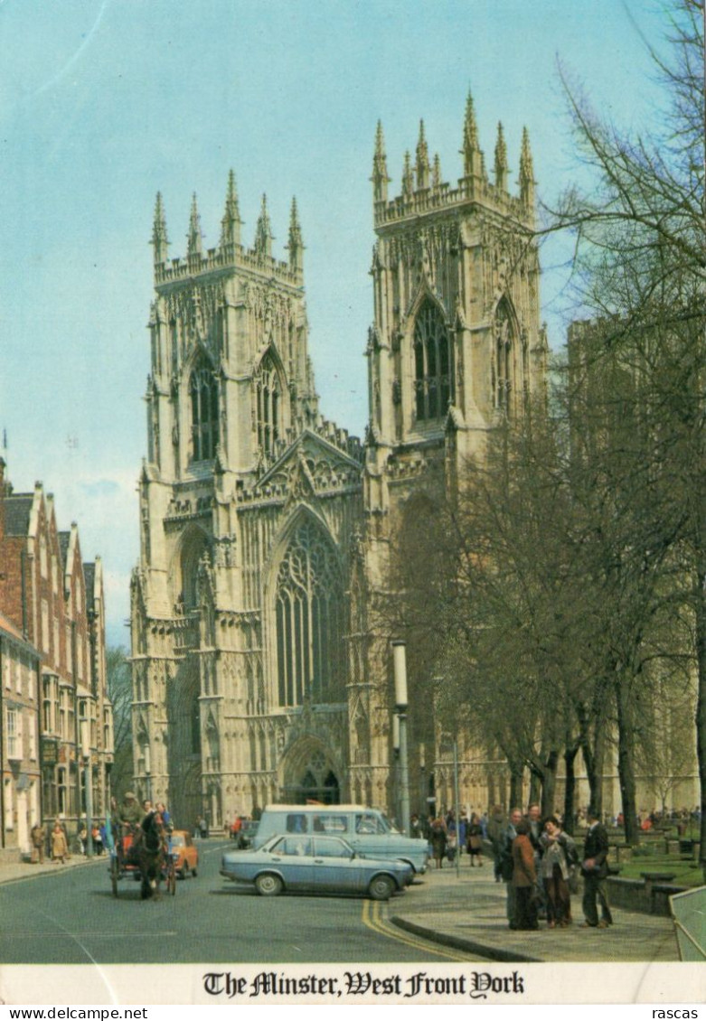 CPM - R - ANGLETERRE - YORK - THE MINSTER - WEST FRONT - York