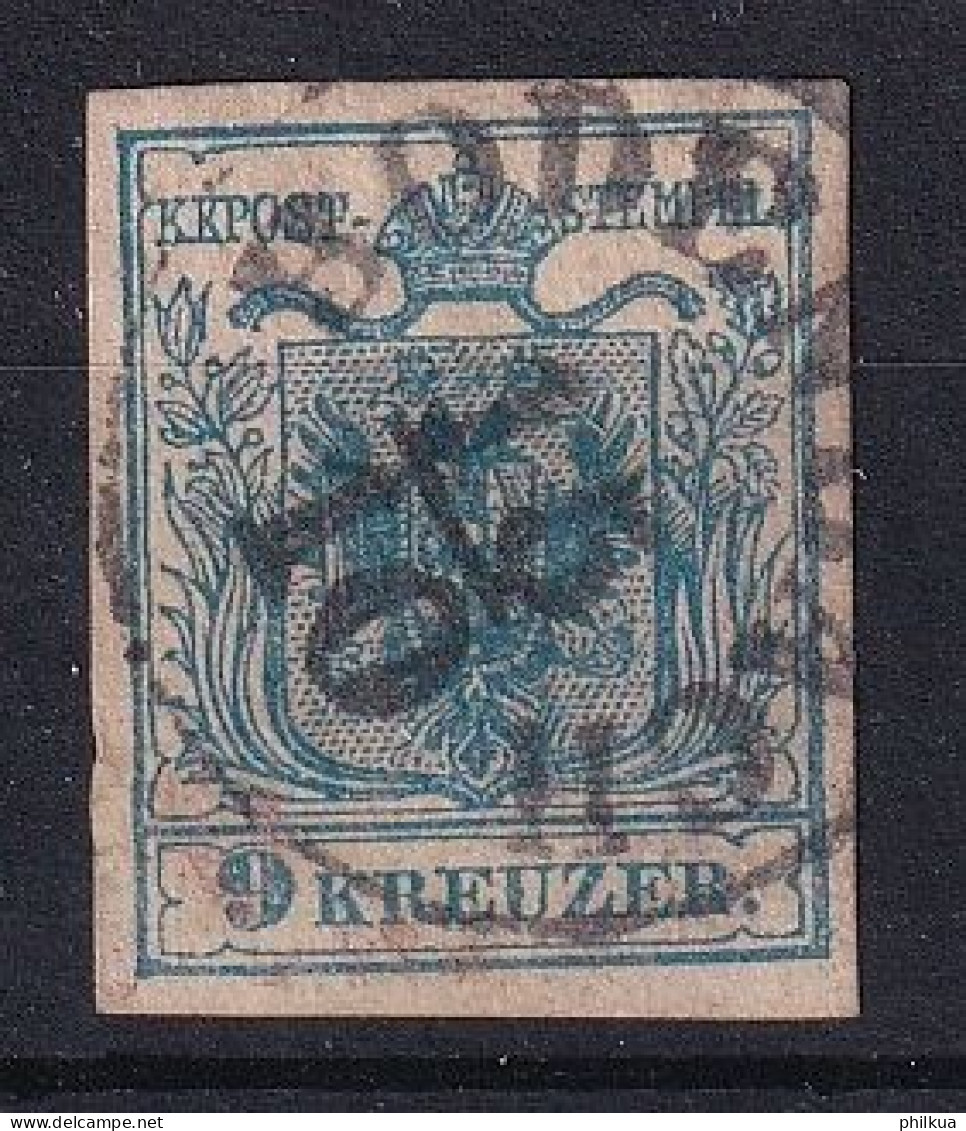 MiNr. 5 Österreich 1850, 1. Juni/1854. Freimarken: Wappenzeichnung - Gestempelt BODENBACH - Gebraucht