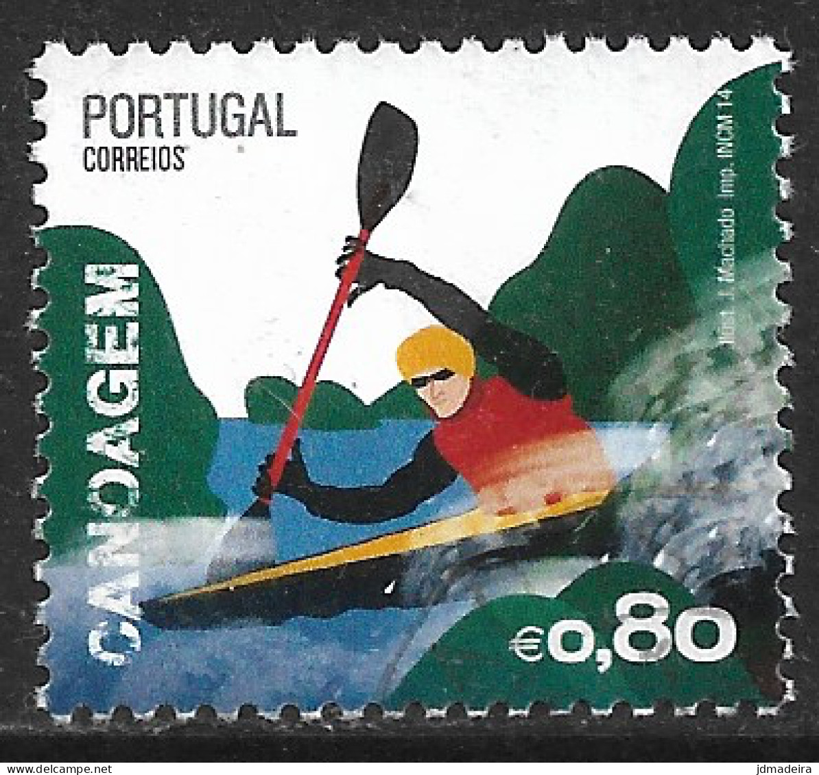 Portugal – 2014 Extreme Sports 0,80 Used Stamp - Used Stamps