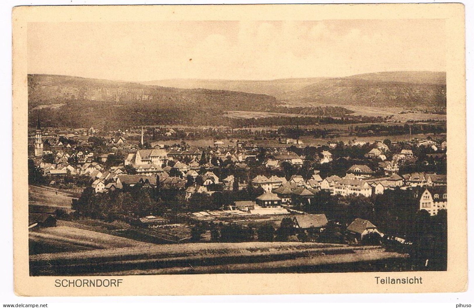 D-16343  SCHORNDORF :  Teilansicht - Schorndorf