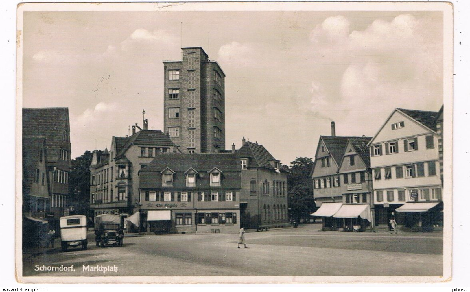 D-16346  SCHORNDORF :  Marktplatz - Schorndorf