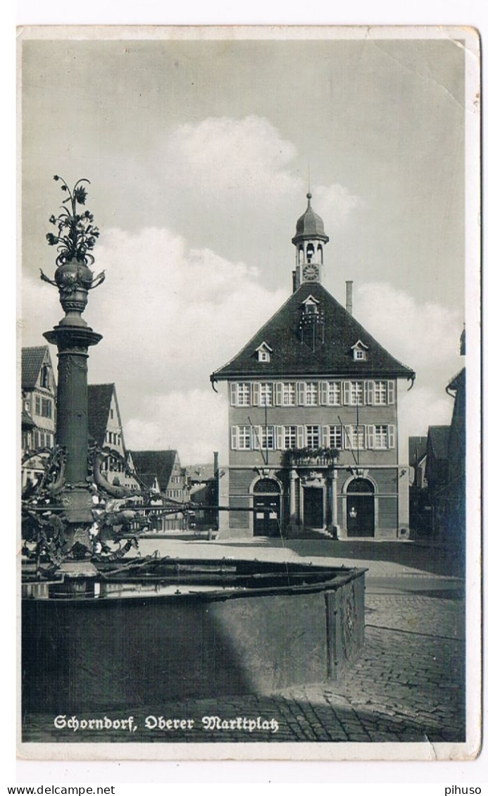 D-16348  SCHORNDORF : Oberer Marktplatz - Schorndorf