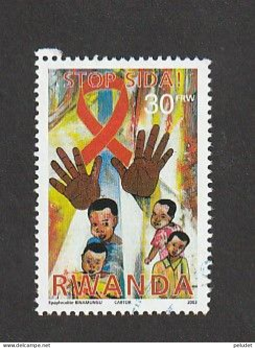 Rwanda 2003 AIDS Prevention For Children 1v Used Mi 1474, Sn 1396, Yt 1339, Sg 1405, Bel 1416 - Gebraucht