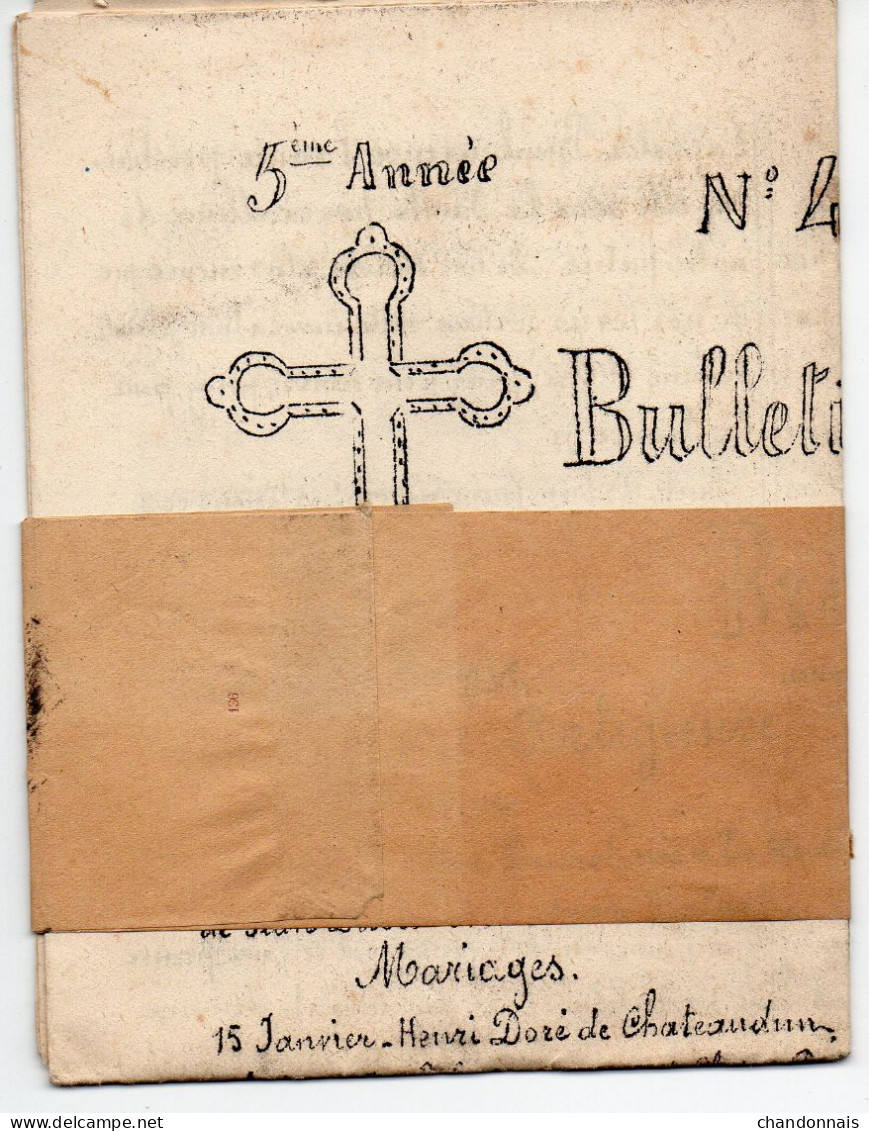 (L91) Entier Type Blanc N° 108 BJ 5 (date 136) Brassy (Nièvre) Avec Document De 1912 - Newspaper Bands