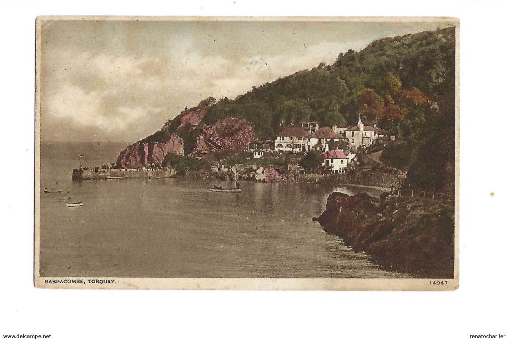 Babbacombe.Expédié à Amiens (France) - Torquay