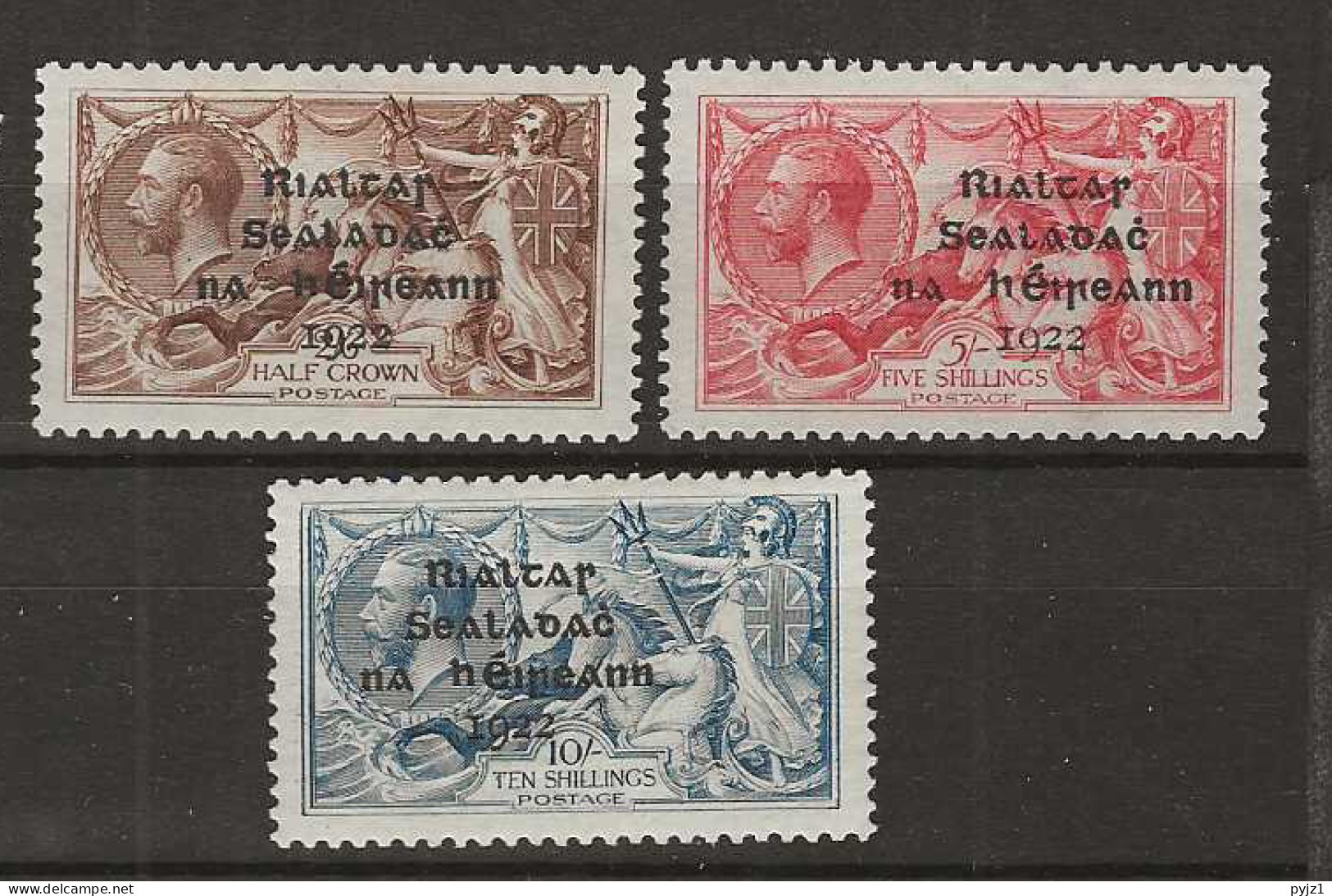 1922 MNH Ireland Mi  9-11 Postfris** - Ongebruikt