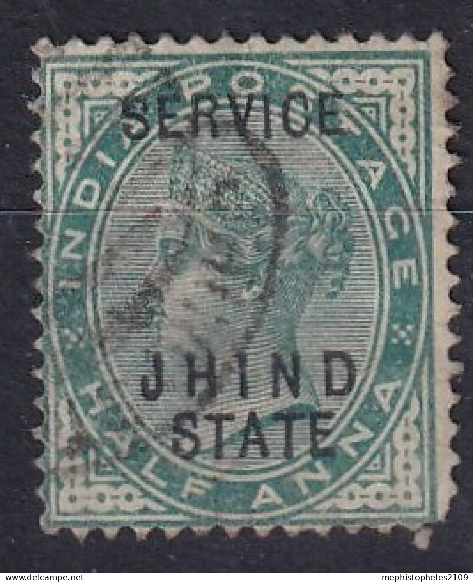 JHIND 1886 - Canceled - Sc# O9 - Jhind