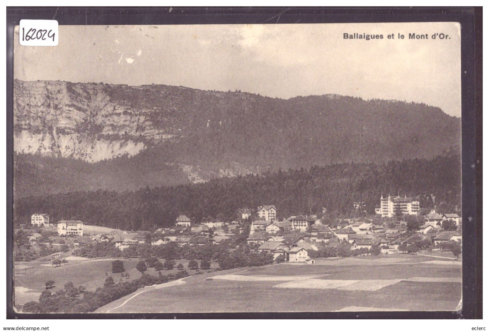 DISTRICT D'ORBE - BALLAIGUES - TB ( TIMBRE DECOLLE AU DOS SANS AMINCI ) - Ballaigues