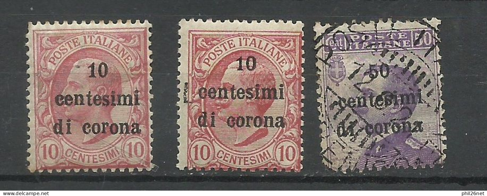 Italie   Dalmatie      N°  2   X  2    Neufs   *   Et N° 4  Oblitéré    B/  TB     Voir Scans  Soldé ! ! ! - Dalmazia