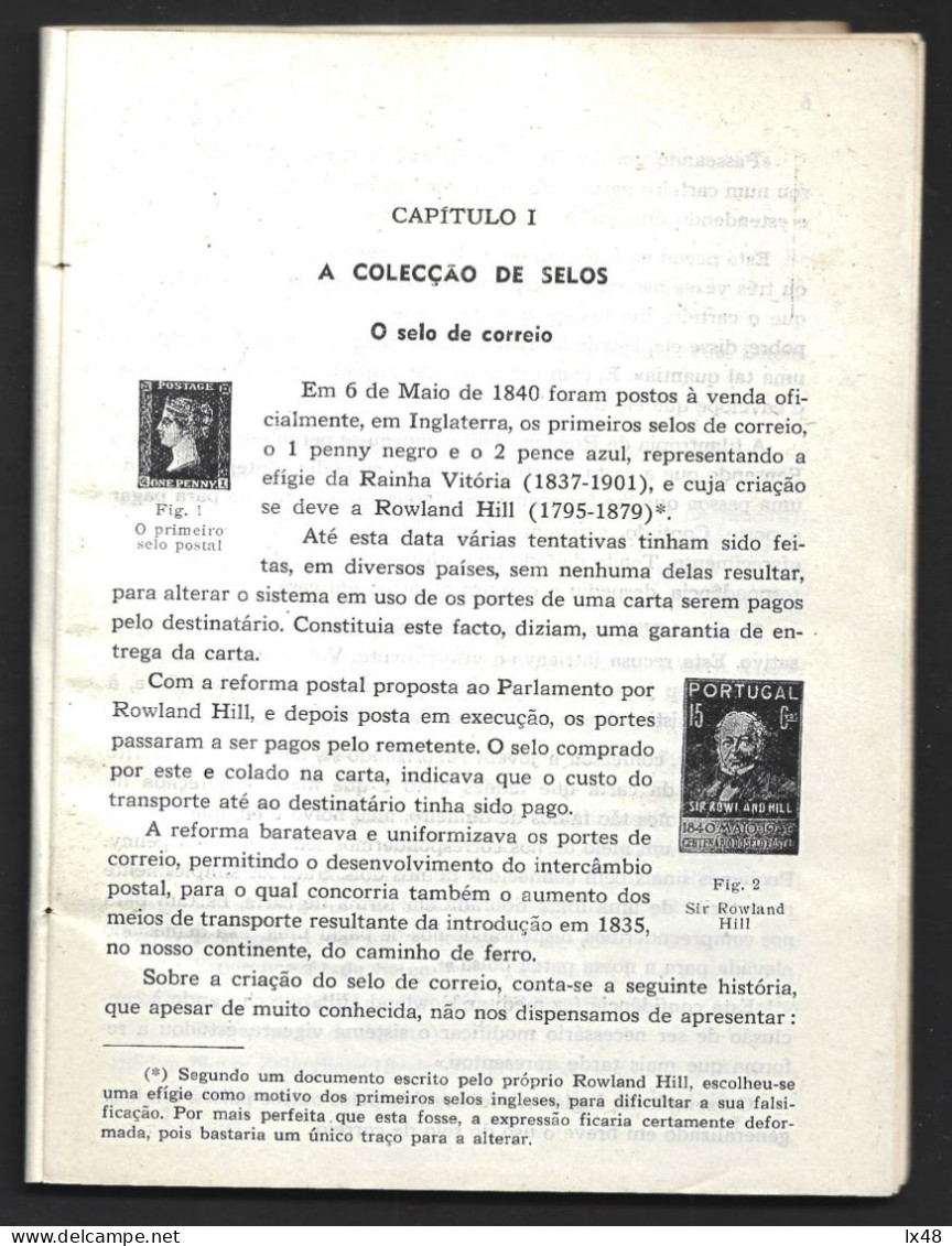 Livro 'Iniciação Filatélica' De Eládio Santos, 1952. 90 Páginas. 'Philatelic Initiation' Book By Eládio Santos, 1952. - Book Of The Year