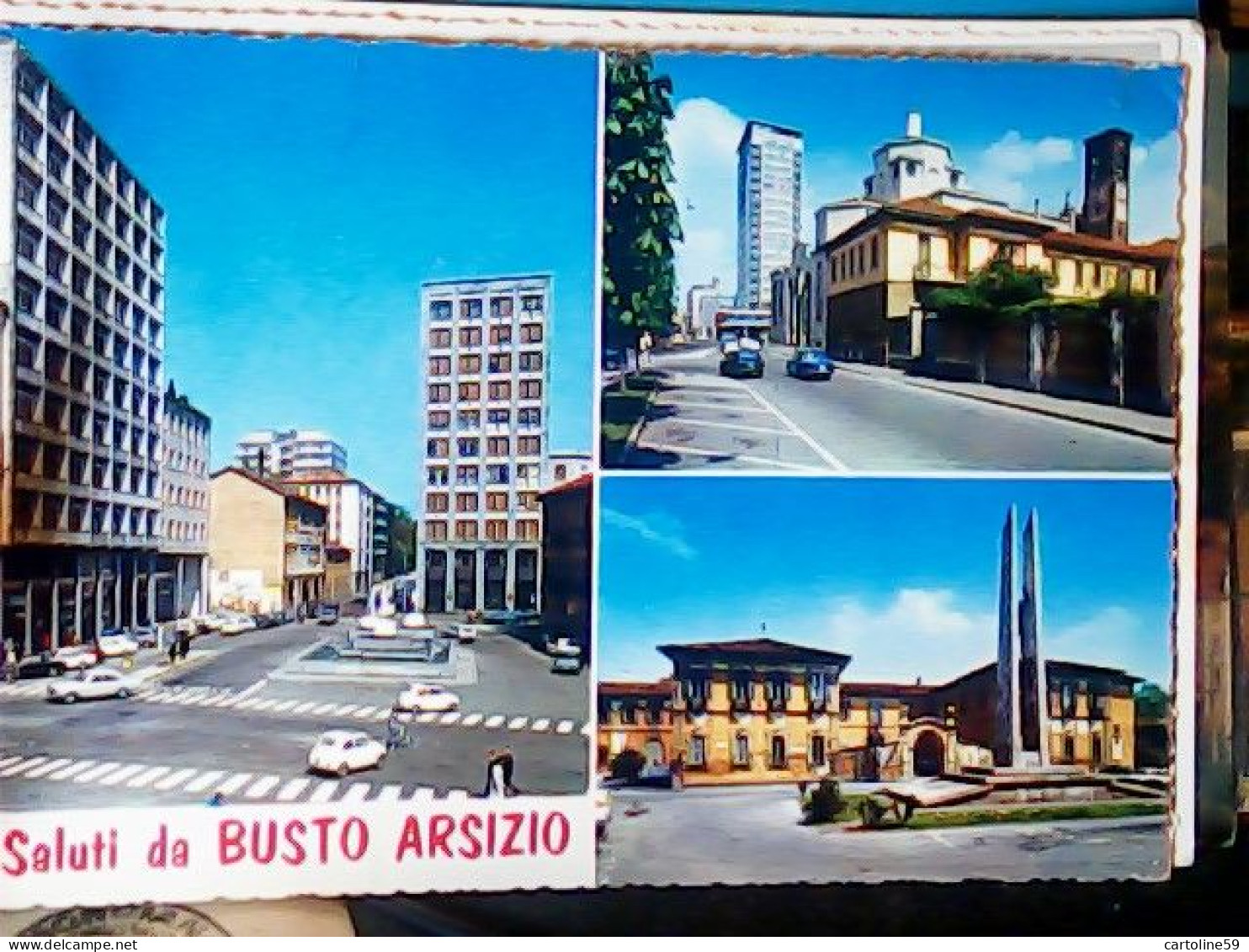 5 CARD BUSTO ARSIZIO  VARIE VEDUTE  VBN1972< JS5866 - Busto Arsizio