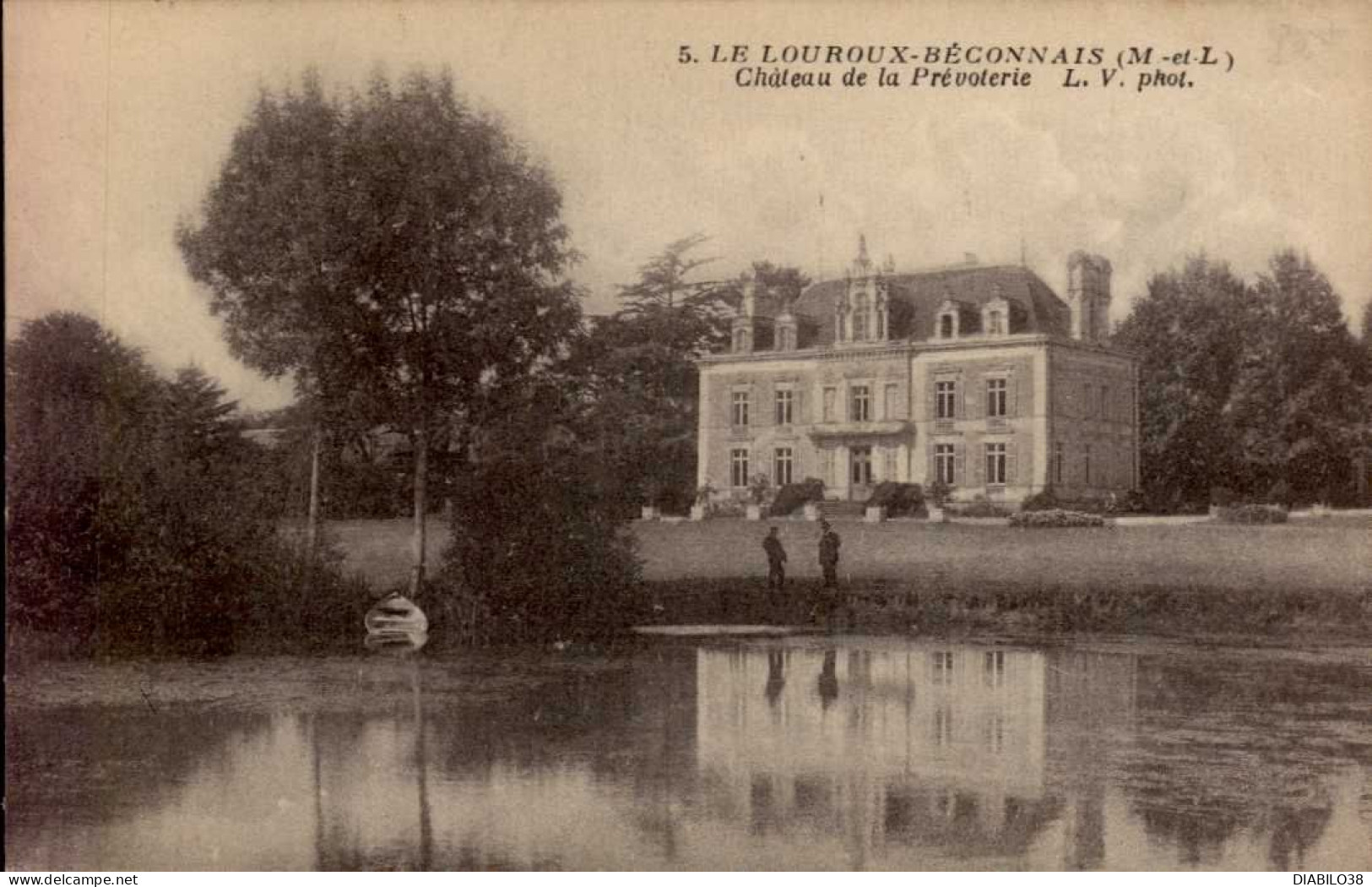 LE LOUROUX-BECONNAIS    ( MAINE ET LOIRE )   CHATEAU DE LA PREVOTERIE - Le Louroux Beconnais
