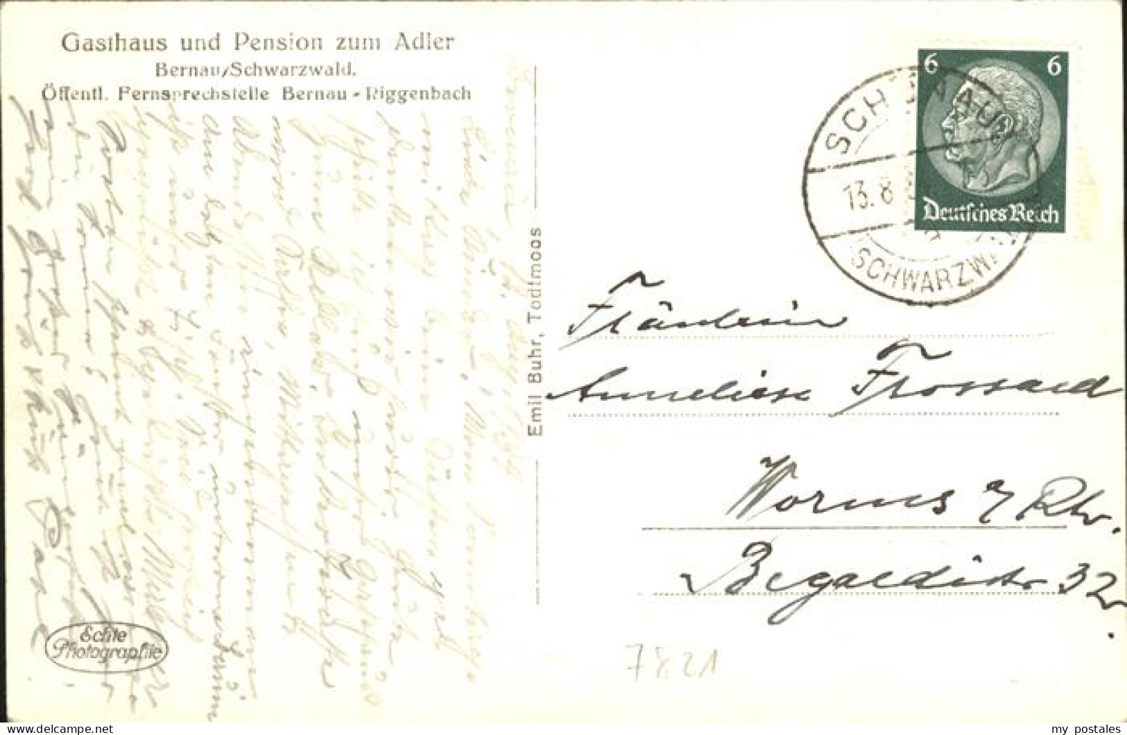 41391551 Bernau Schwarzwald Gasthaus Pension Zum Adler Bernau - Bernau