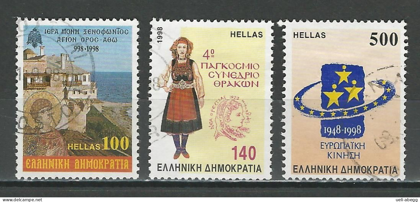 Griechenland Mi 1973, 1974, 1977  O - Gebraucht