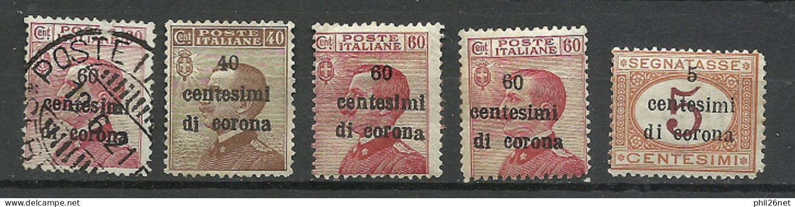 Italie  Trentin  Et Trieste N°  7 Et 10 X 2 Et Taxe N° 1   Neufs *  Et 10 Oblitéré  B/  TB     Voir Scans  Soldé ! ! ! - Trento & Trieste