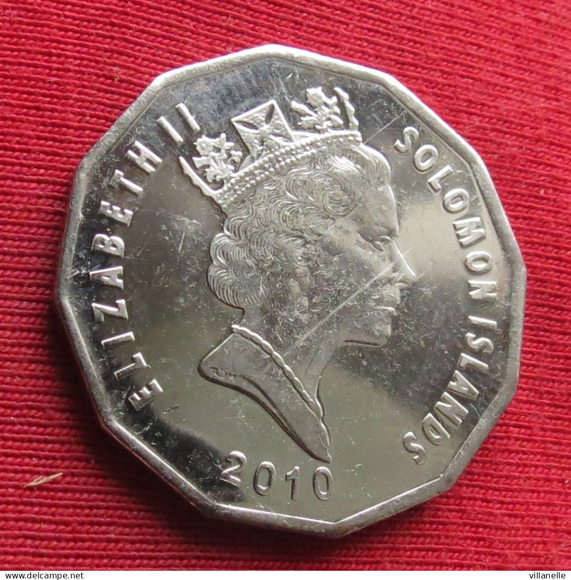 Solomon Islands 50 Cents 2010 KM# 29a UNC Lt 1258 *VT  Salomon Salomão - Salomon