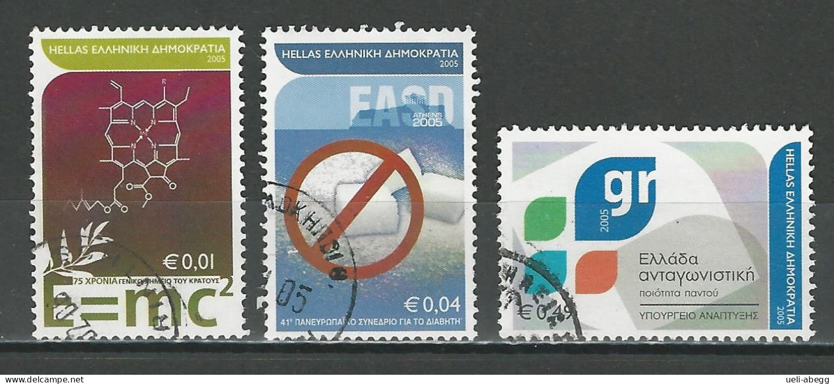 Griechenland Mi 2278, 2279, 2282  O - Used Stamps