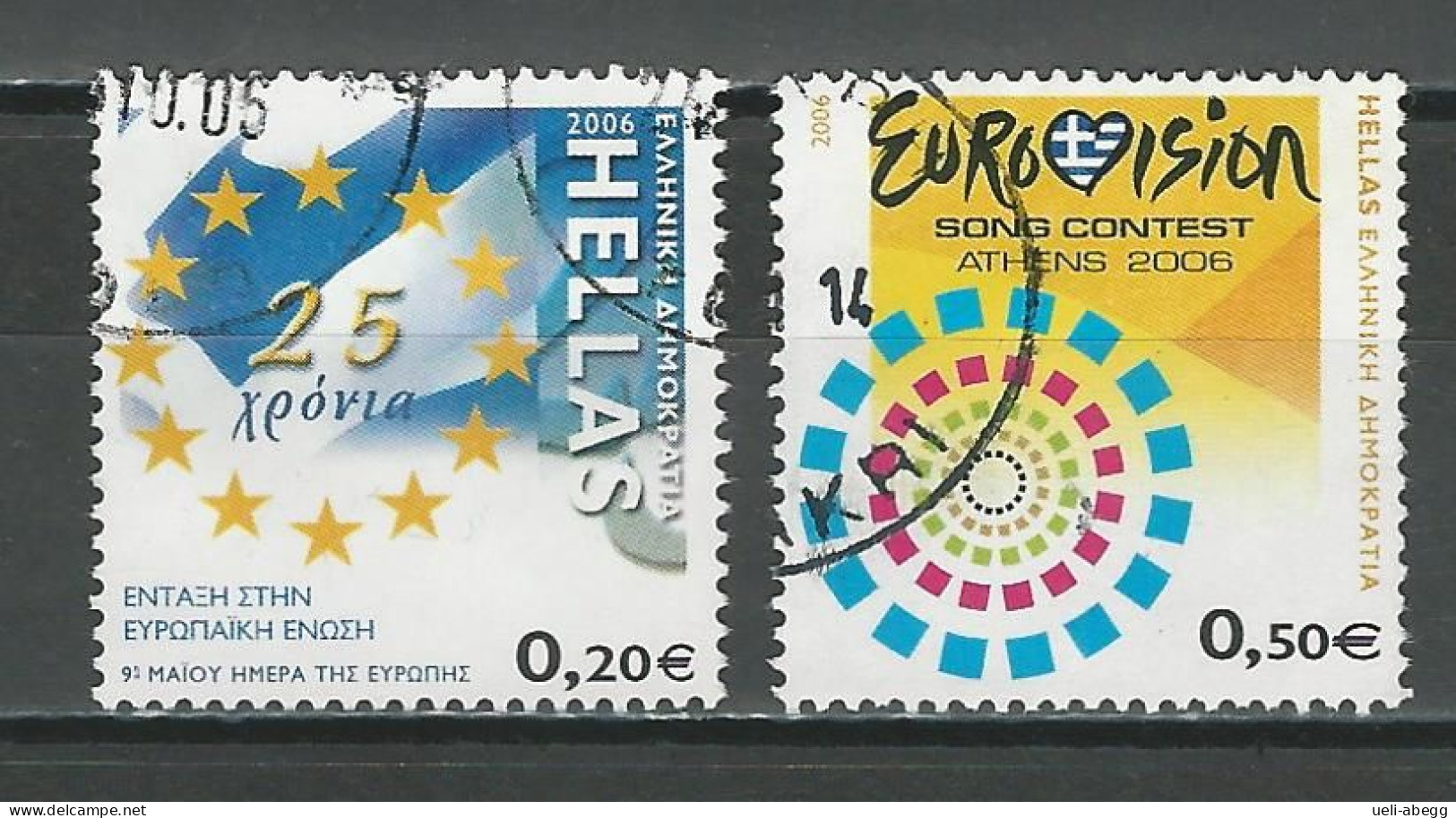 Griechenland Mi 2367, 2368  O - Used Stamps