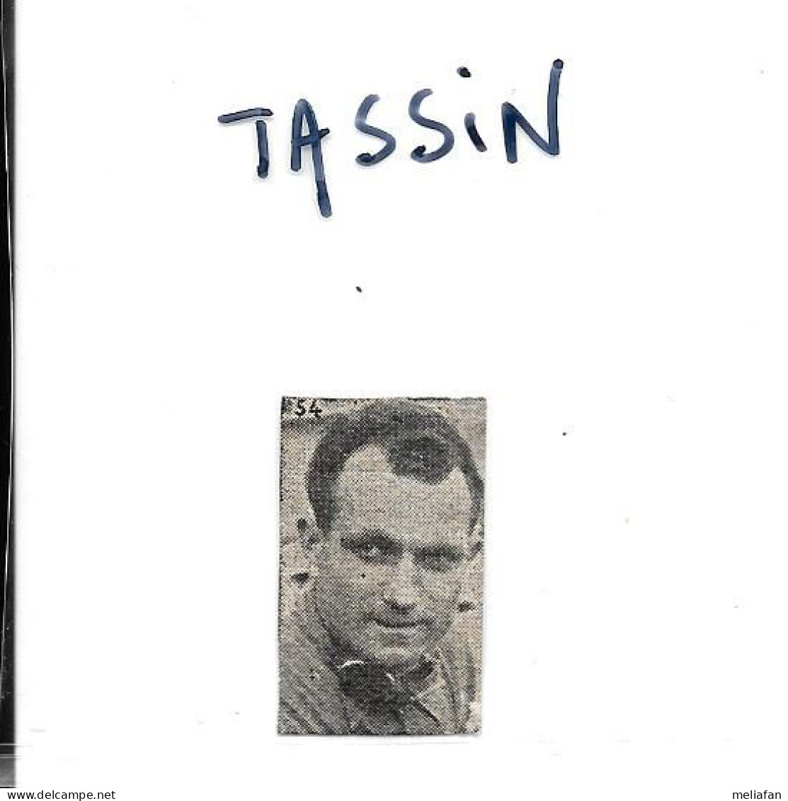 DZ88 - VIGNETTE ATHLETIC - CYCLISME - ELOI TASSIN - FORMAT 1.8 X 3 CM - Cyclisme