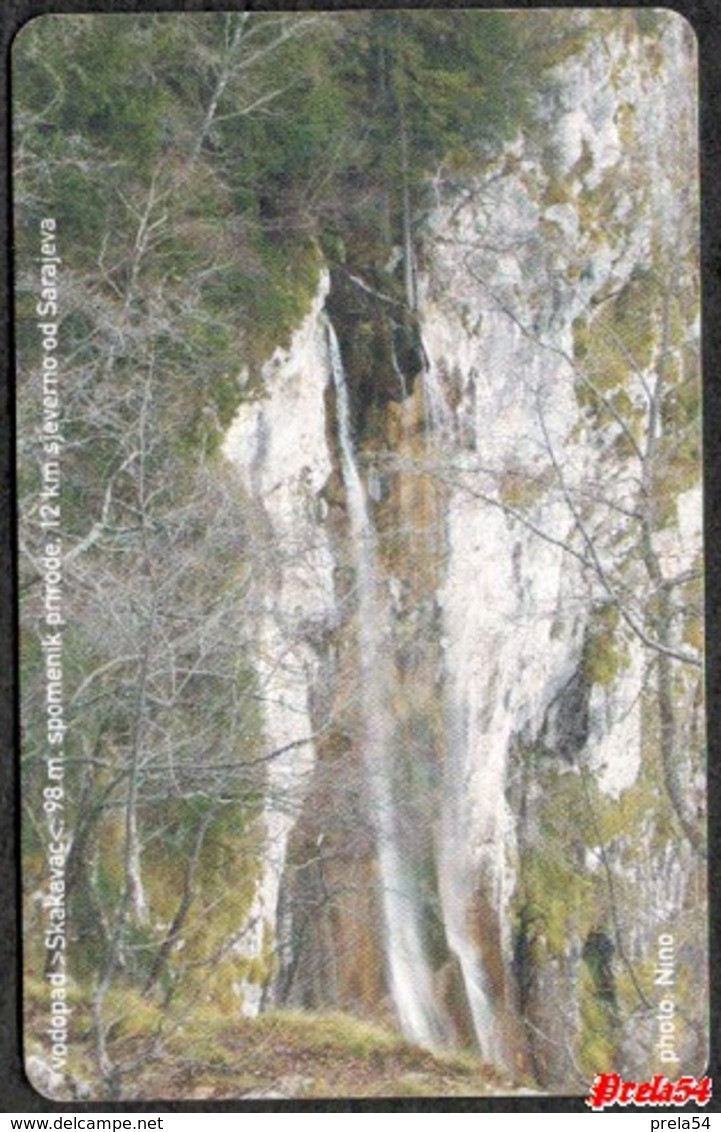 Bosnia Sarajevo - Skakavac Waterfall, Used Chip Card - Bosnie