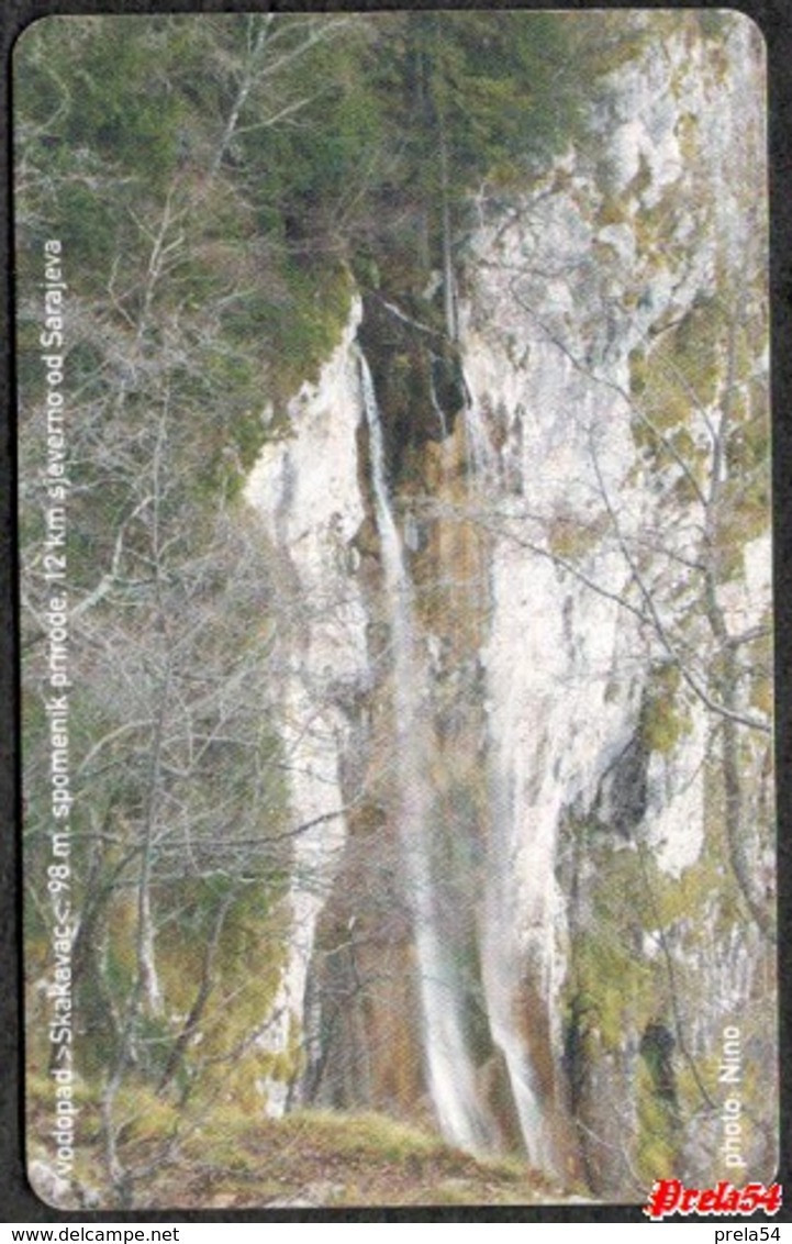 Bosnia Sarajevo - Skakavac Waterfall, Used Chip Card - Bosnia